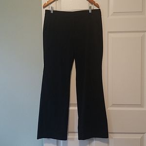 Gap straight fit black work pants